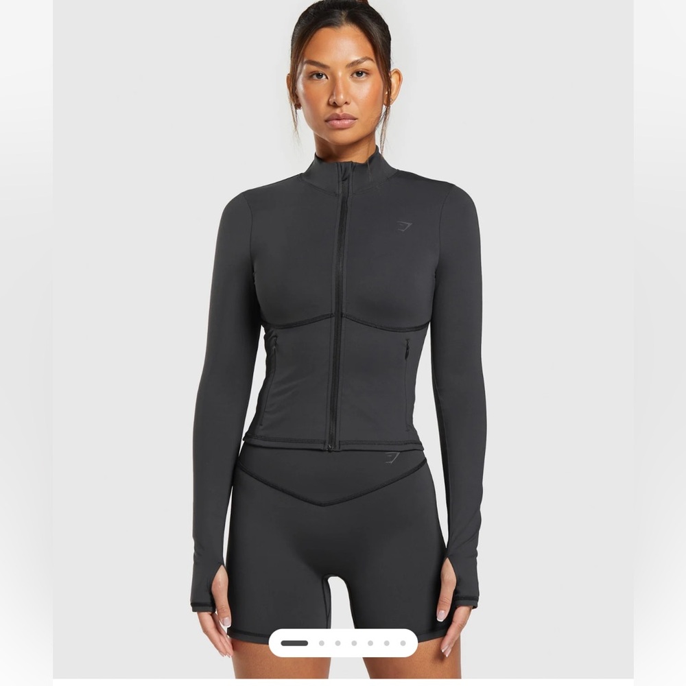 Gymshark Elevate Track Full-Zip and Shorts